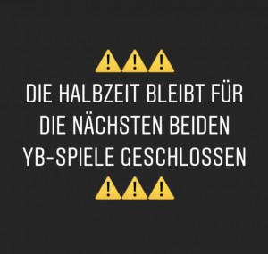 Halbzeit bleibt vorerst geschlossen